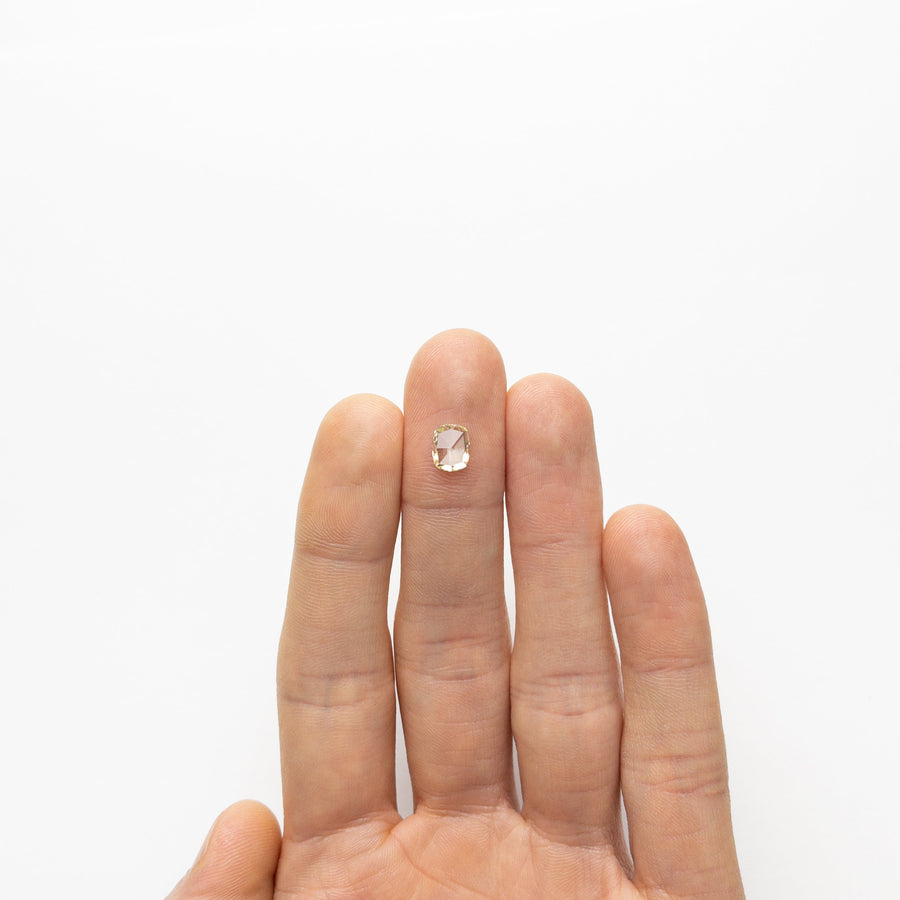 The 1.04ct 7.51x5.98x2.19mm VS Y-Z Cushion Rosecut 18763-07 by East London jeweller Rachel Boston | Discover our collections of unique and timeless engagement rings, wedding rings, and modern fine jewellery. - Rachel Boston Jewellery