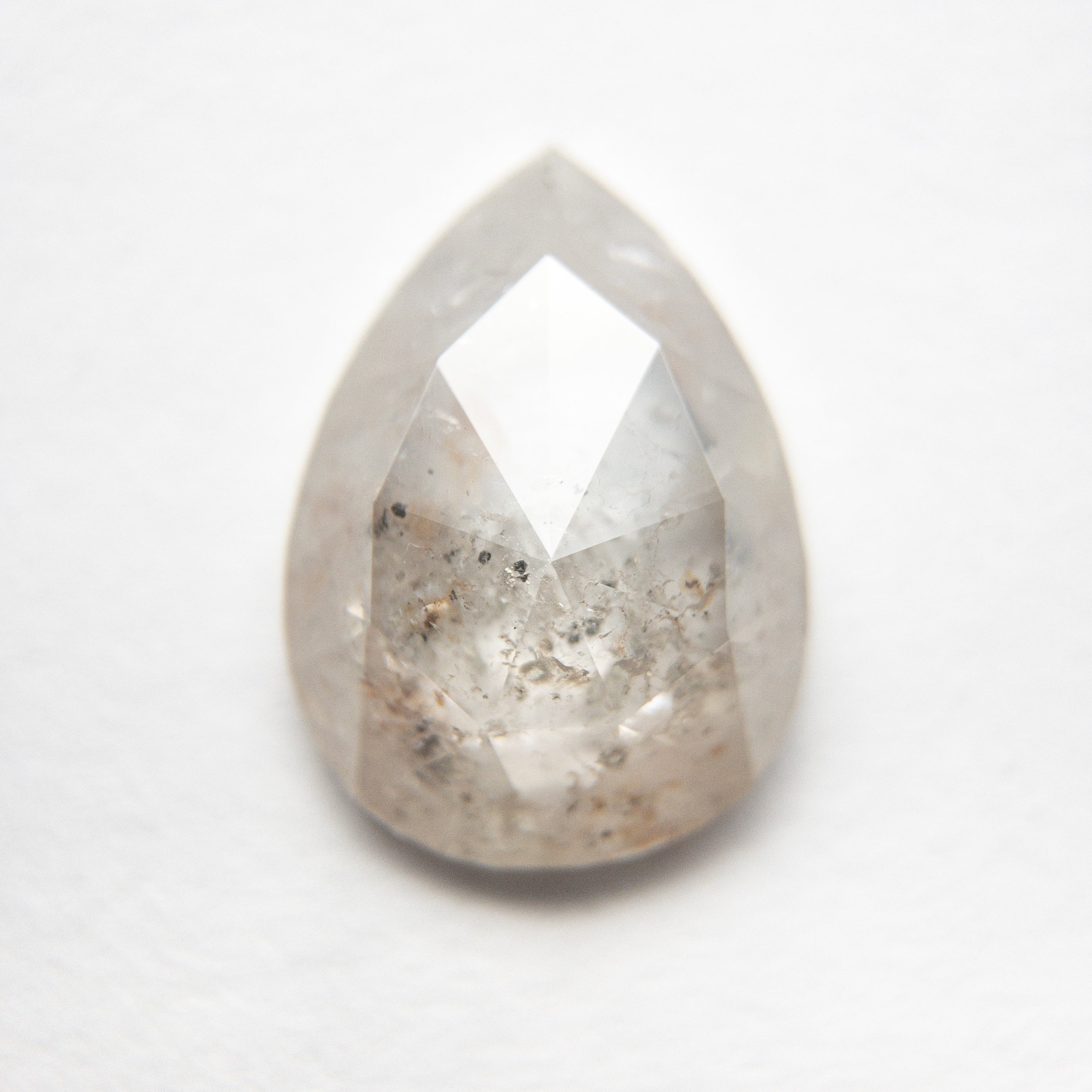 The 2.90ct 11.49x8.50x3.65mm Pear Rosecut 18790-03 by East London jeweller Rachel Boston | Discover our collections of unique and timeless engagement rings, wedding rings, and modern fine jewellery.