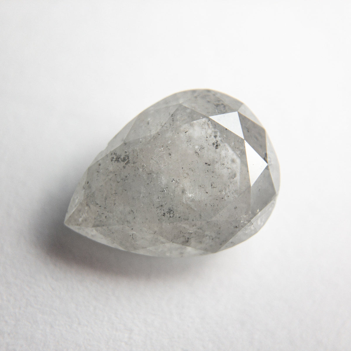 The 3.19ct 10.84x8.12x4.39mm Pear Double Cut 18790-05 by East London jeweller Rachel Boston | Discover our collections of unique and timeless engagement rings, wedding rings, and modern fine jewellery.