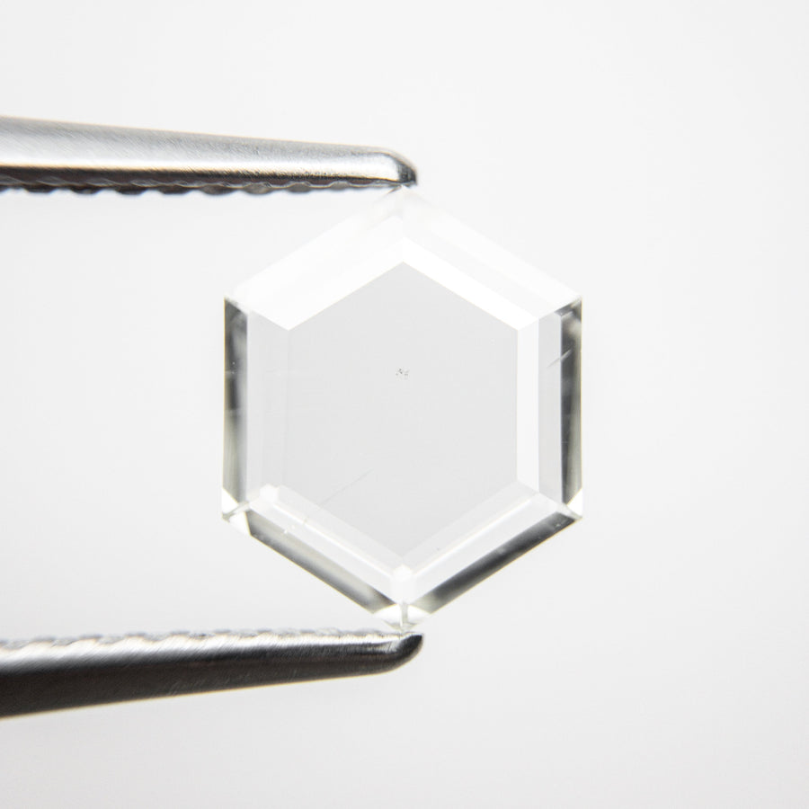 The 1.02ct 9.42x7.55x1.33mm SI2 L Hexagon Portrait Cut 18878-03 by East London jeweller Rachel Boston | Discover our collections of unique and timeless engagement rings, wedding rings, and modern fine jewellery. - Rachel Boston Jewellery