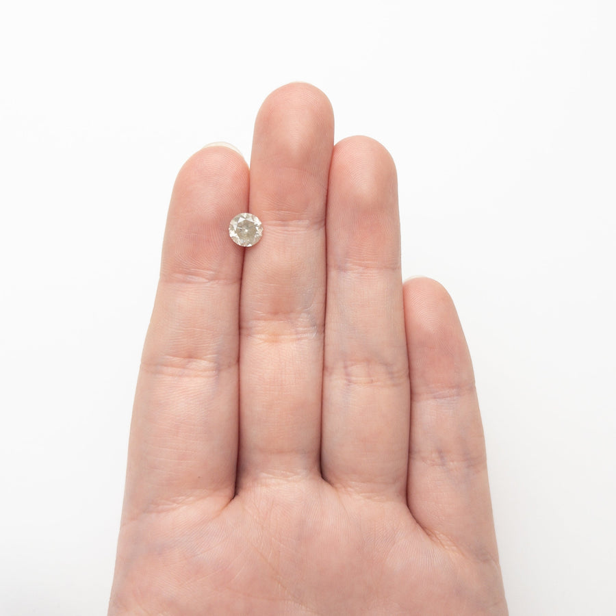 The 1.12ct 6.35x6.30x4.22mm Round Brilliant 19755-01 by East London jeweller Rachel Boston | Discover our collections of unique and timeless engagement rings, wedding rings, and modern fine jewellery. - Rachel Boston Jewellery
