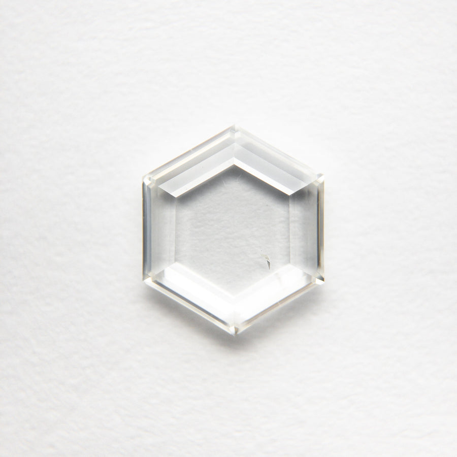 1.03ct 8.01x7.00x1.78mm SI1 J-K Hexagon Portrait Cut 18878-04 - Misfit Diamonds - Rachel Boston Jewellery