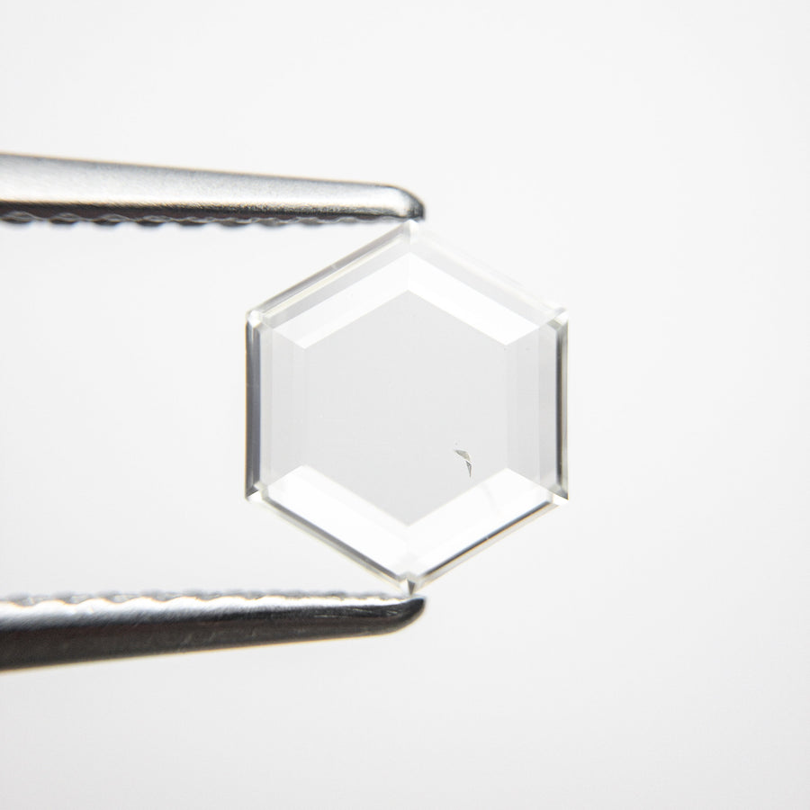 The 1.03ct 8.01x7.00x1.78mm SI1 J-K Hexagon Portrait Cut 18878-04 by East London jeweller Rachel Boston | Discover our collections of unique and timeless engagement rings, wedding rings, and modern fine jewellery. - Rachel Boston Jewellery