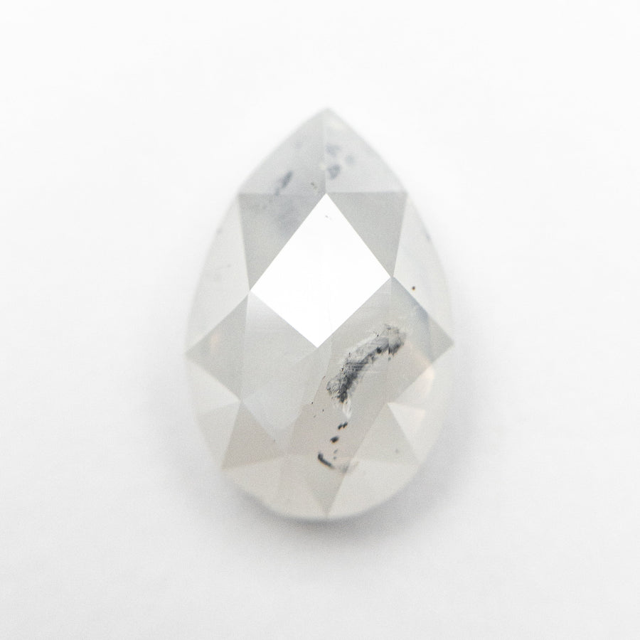 The 3.13ct 11.49x7.54x4.46mm Fancy White Pear Double Cut 18955-01 by East London jeweller Rachel Boston | Discover our collections of unique and timeless engagement rings, wedding rings, and modern fine jewellery. - Rachel Boston Jewellery