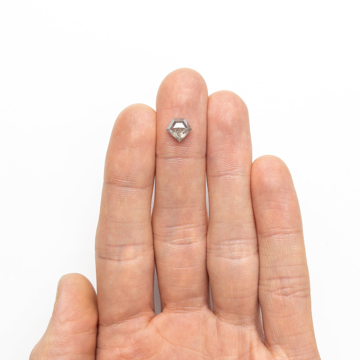 The 1.63ct 8.13x7.37x3.84mm Shield Rosecut 18967-04 by East London jeweller Rachel Boston | Discover our collections of unique and timeless engagement rings, wedding rings, and modern fine jewellery.