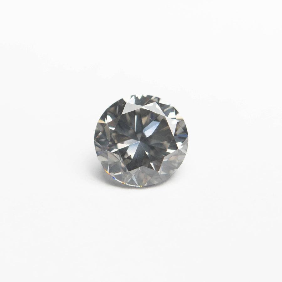 The 0.70ct 5.34x5.33x3.57mm Fancy Grey Round Brilliant 18968-18 by East London jeweller Rachel Boston | Discover our collections of unique and timeless engagement rings, wedding rings, and modern fine jewellery. - Rachel Boston Jewellery