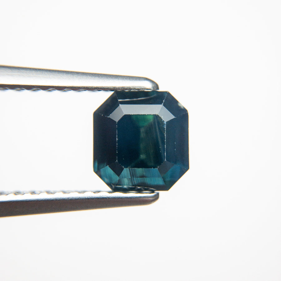The 1.76ct 6.24x5.97x4.63mm Cut Corner Square Step Cut Sapphire 18971-09 by East London jeweller Rachel Boston | Discover our collections of unique and timeless engagement rings, wedding rings, and modern fine jewellery. - Rachel Boston Jewellery