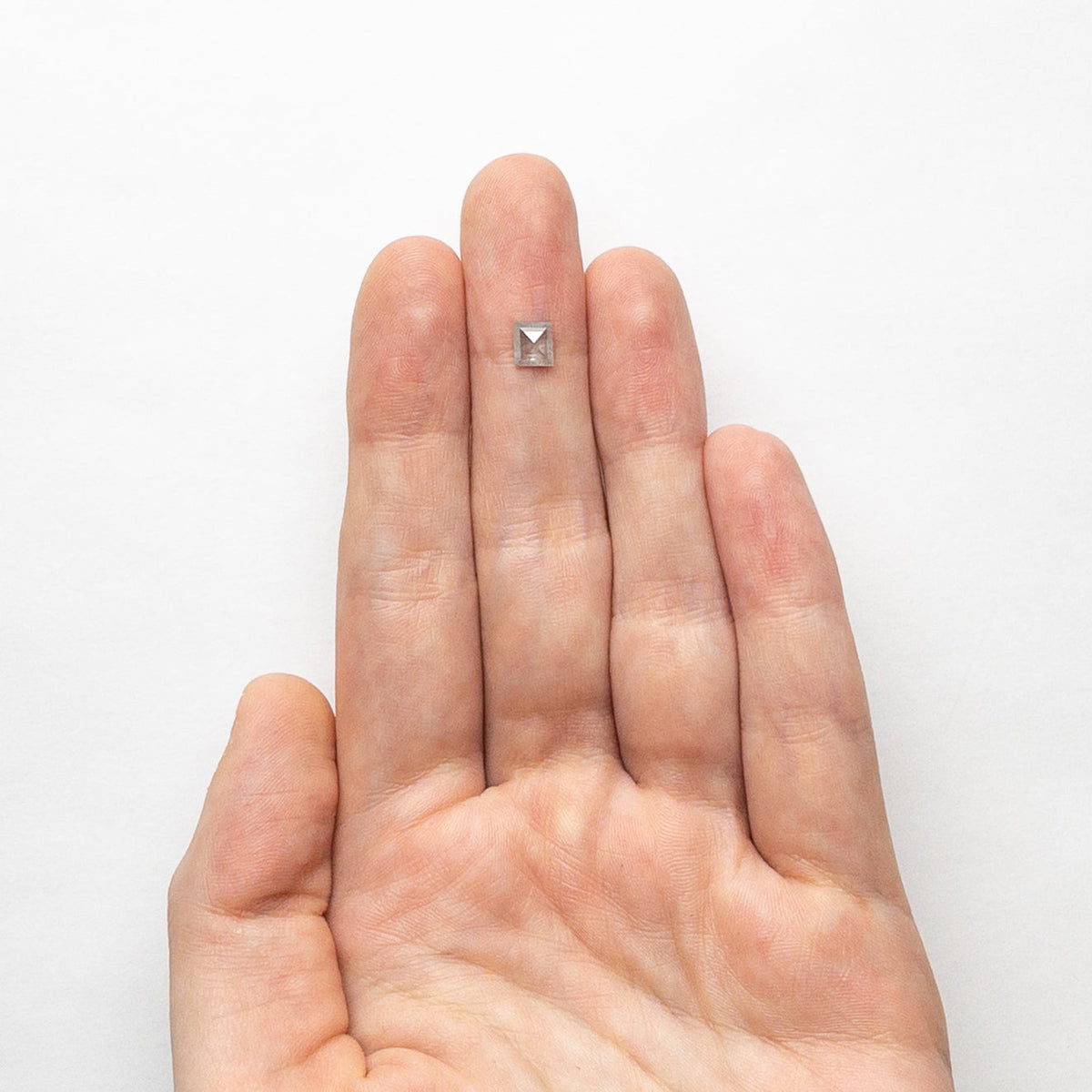 The 0.58ct 5.02x4.43x2.37mm Rectangle Rosecut 19057-02 by East London jeweller Rachel Boston | Discover our collections of unique and timeless engagement rings, wedding rings, and modern fine jewellery.
