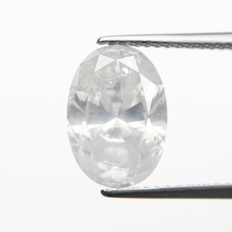 The 3.15ct 11.47x8.02x4.95mm Oval Brilliant 19106-01 by East London jeweller Rachel Boston | Discover our collections of unique and timeless engagement rings, wedding rings, and modern fine jewellery. - Rachel Boston Jewellery