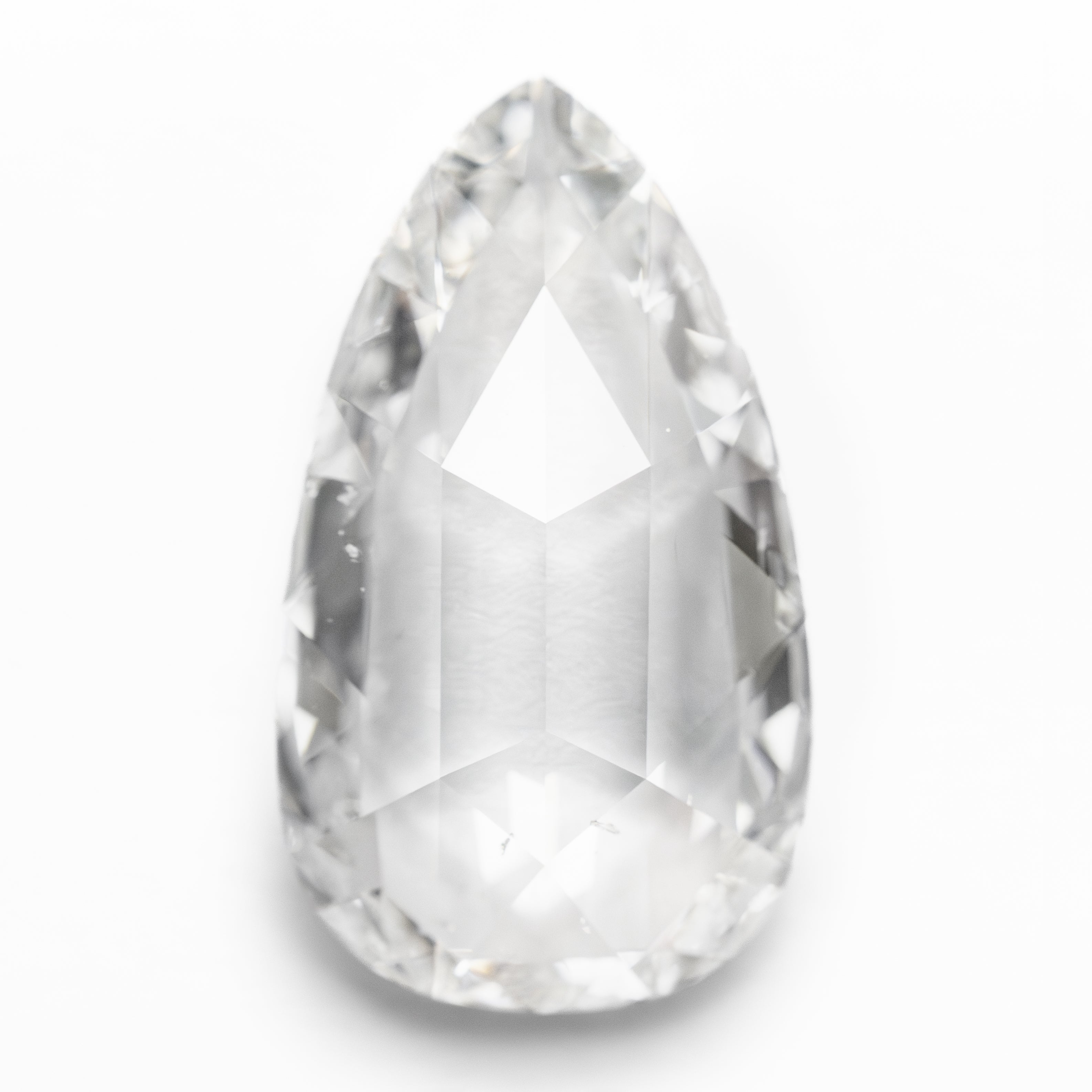 The 3.33ct 15.13x8.69x3.22mm GIA SI1 E Pear Rosecut 19157-01 by East London jeweller Rachel Boston | Discover our collections of unique and timeless engagement rings, wedding rings, and modern fine jewellery.