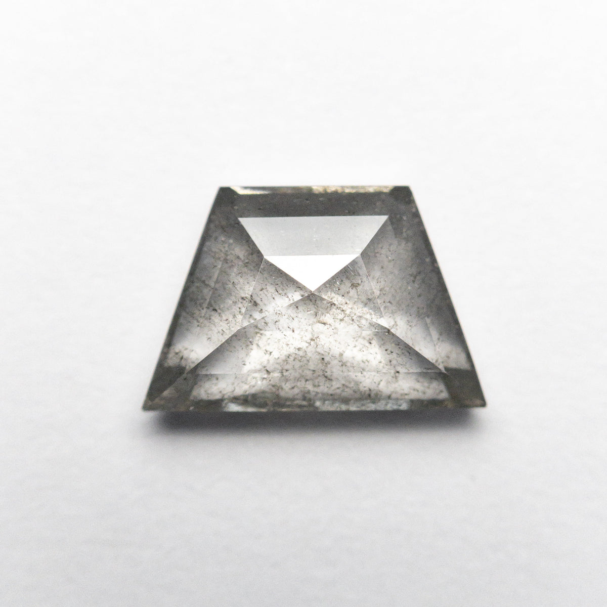 The 1.43ct 1.43ct 9.22x6.04x2.75mm Trapezoid Rosecut 19193-04 by East London jeweller Rachel Boston | Discover our collections of unique and timeless engagement rings, wedding rings, and modern fine jewellery.