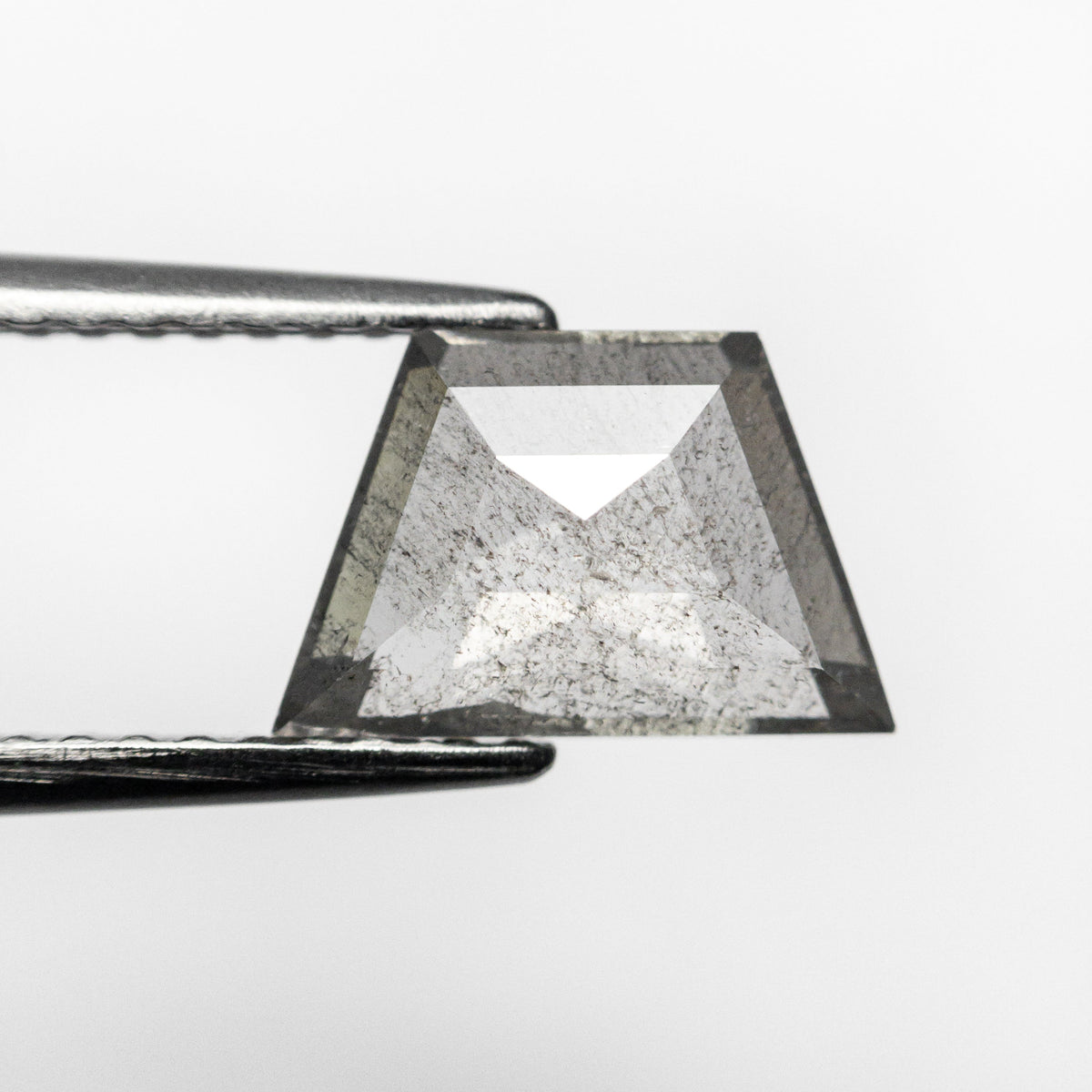 The 1.43ct 1.43ct 9.22x6.04x2.75mm Trapezoid Rosecut 19193-04 by East London jeweller Rachel Boston | Discover our collections of unique and timeless engagement rings, wedding rings, and modern fine jewellery.