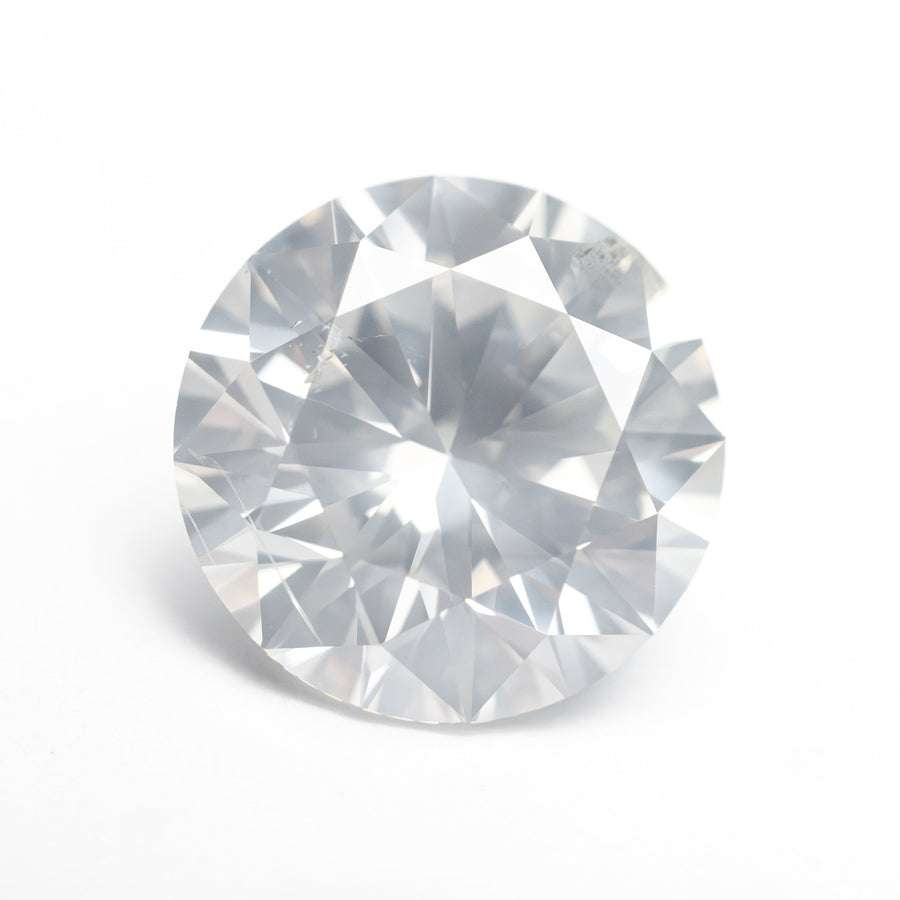 The 4.00ct 10.13x10.12x6.25mm GIA I2 Fancy White Round Brilliant 19263-01 by East London jeweller Rachel Boston | Discover our collections of unique and timeless engagement rings, wedding rings, and modern fine jewellery. - Rachel Boston Jewellery
