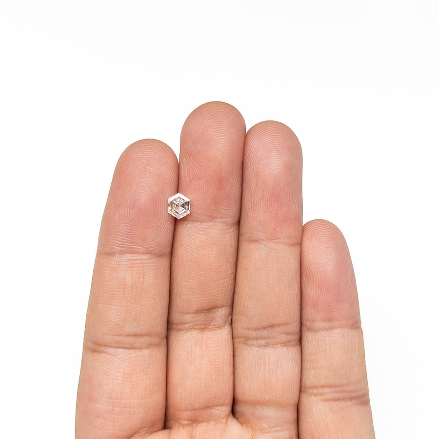 The 0.50ct 5.96x4.96x2.34mm VS1 K Hexagon Step Cut 🇨🇦 19386-27 by East London jeweller Rachel Boston | Discover our collections of unique and timeless engagement rings, wedding rings, and modern fine jewellery. - Rachel Boston Jewellery