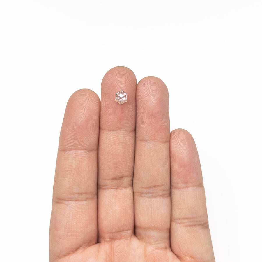 The 0.50ct 5.96x4.96x2.34mm VS1 K Hexagon Step Cut 🇨🇦 19386-27 by East London jeweller Rachel Boston | Discover our collections of unique and timeless engagement rings, wedding rings, and modern fine jewellery. - Rachel Boston Jewellery