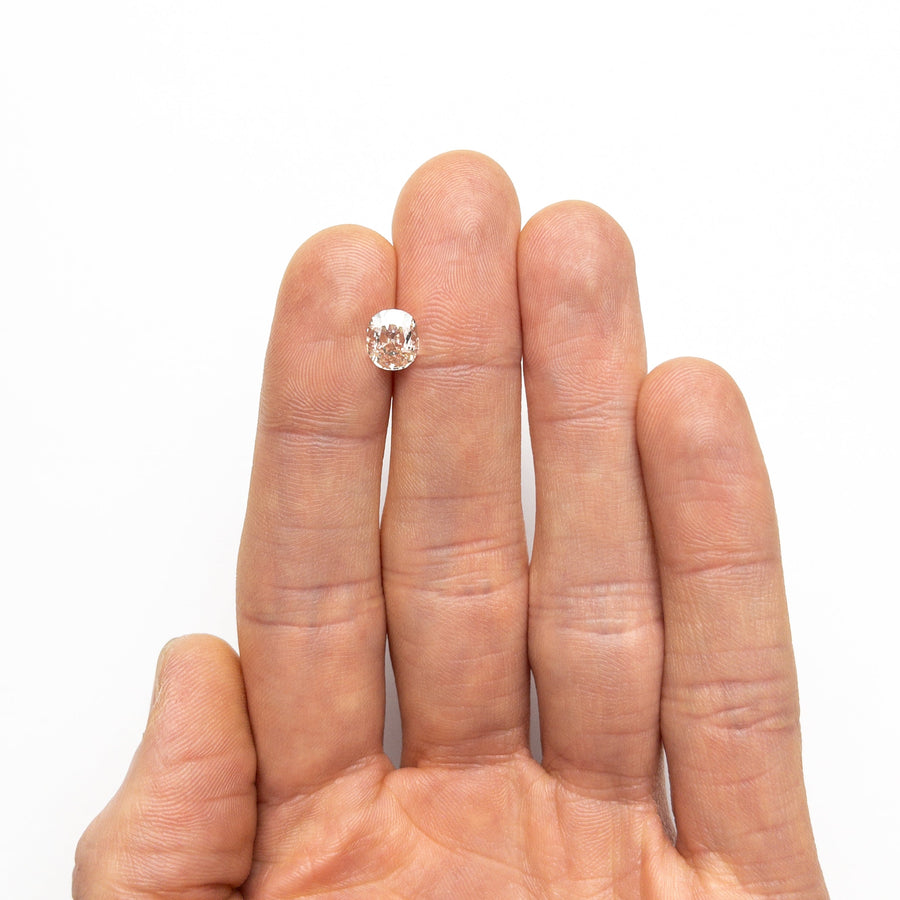 1.03ct 7.53x6.57x2.85mm GIA VVS2 L Modern Antique Old Mine Cut 19392-01 - Rachel Boston Jewellery