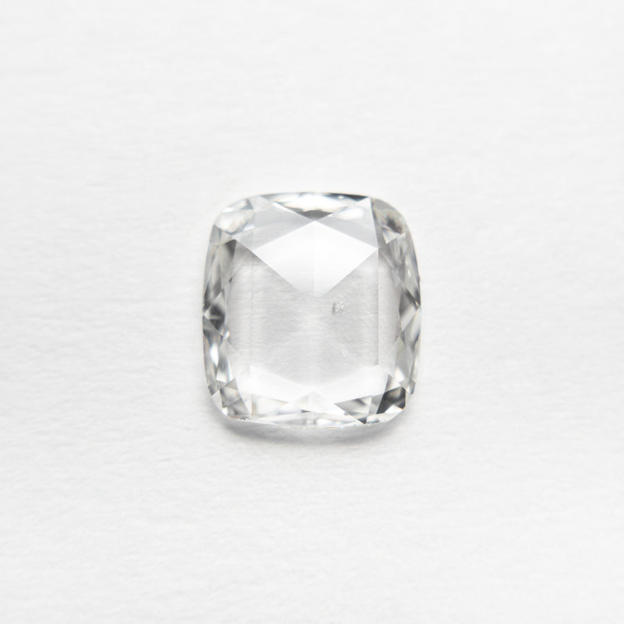 The 0.83ct 6.93x6.35x1.65mm SI2 F Cushion Rosecut 19405-07 by East London jeweller Rachel Boston | Discover our collections of unique and timeless engagement rings, wedding rings, and modern fine jewellery. - Rachel Boston Jewellery