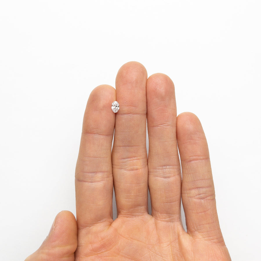 The 0.36ct 5.83x3.89x2.31mm SI1 D Oval Brilliant 🇨🇦 19438-11 by East London jeweller Rachel Boston | Discover our collections of unique and timeless engagement rings, wedding rings, and modern fine jewellery. - Rachel Boston Jewellery