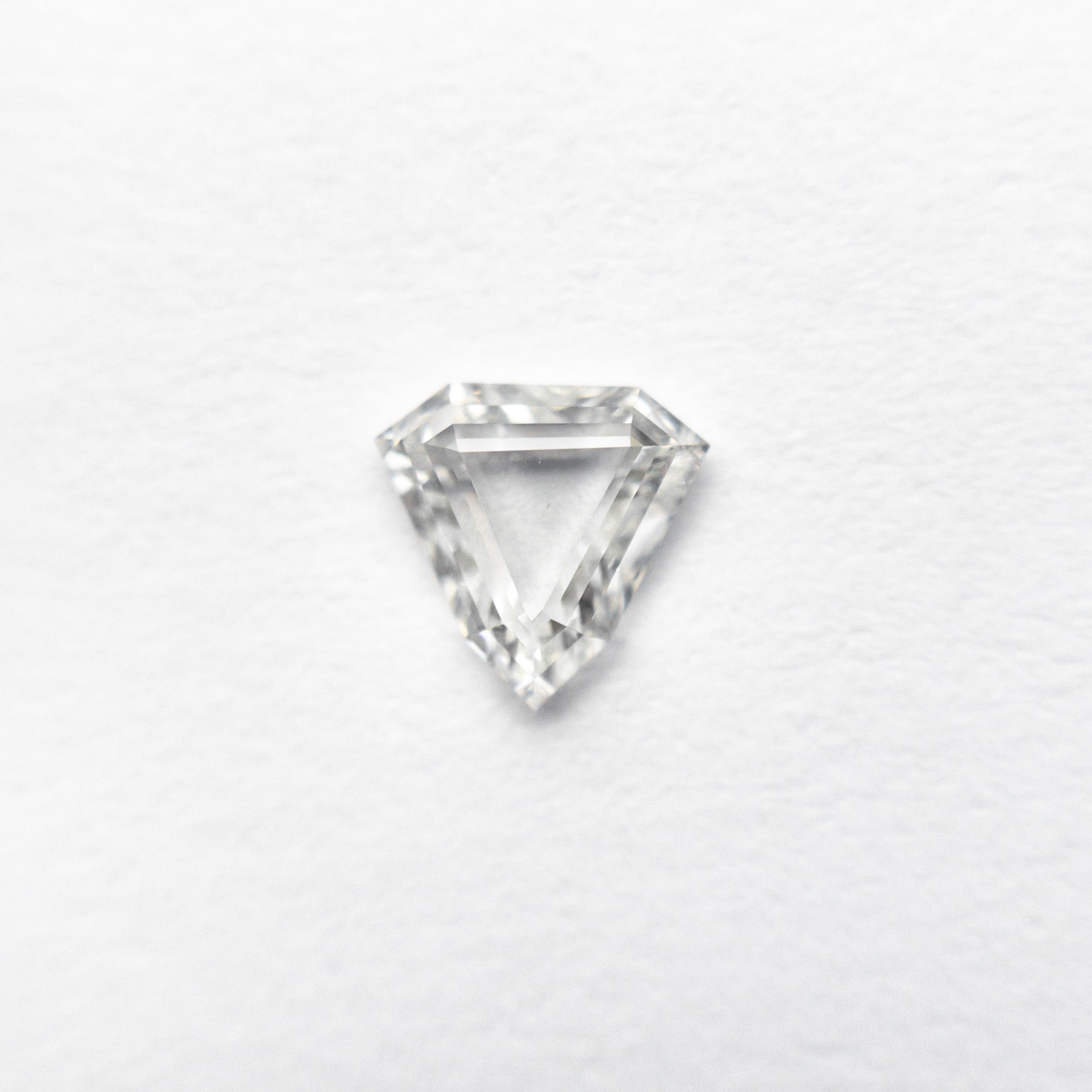 The 0.50ct 5.46x5.67x2.08mm SI2 G Shield Portrait Cut 19438-36 by East London jeweller Rachel Boston | Discover our collections of unique and timeless engagement rings, wedding rings, and modern fine jewellery.