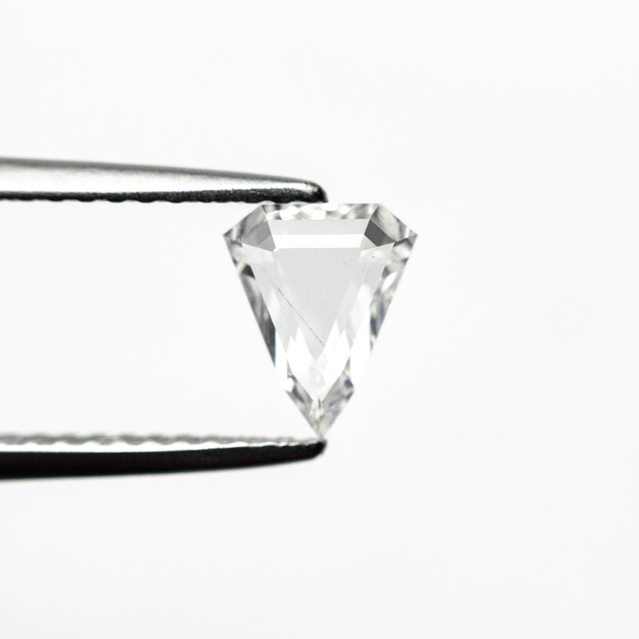 The 0.59ct 6.90x5.63x1.96mm SI2 F Shield Portrait Cut 19438-38 by East London jeweller Rachel Boston | Discover our collections of unique and timeless engagement rings, wedding rings, and modern fine jewellery. - Rachel Boston Jewellery