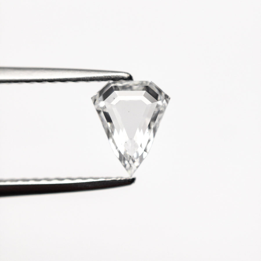 The 0.70ct 7.17x5.92x2.22mm SI1 E Shield Portrait Cut 19438-39 by East London jeweller Rachel Boston | Discover our collections of unique and timeless engagement rings, wedding rings, and modern fine jewellery. - Rachel Boston Jewellery