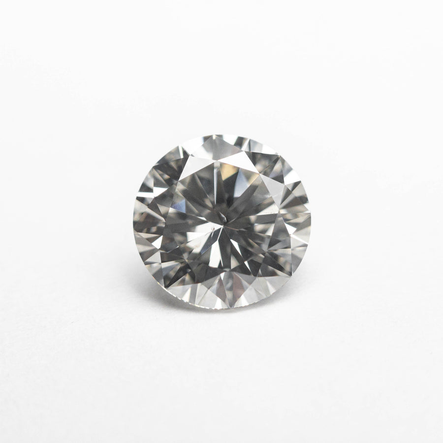 The 1.03ct 6.43x6.41x3.89mm SI2 Fancy Grey Round Brilliant 19560-01 by East London jeweller Rachel Boston | Discover our collections of unique and timeless engagement rings, wedding rings, and modern fine jewellery. - Rachel Boston Jewellery