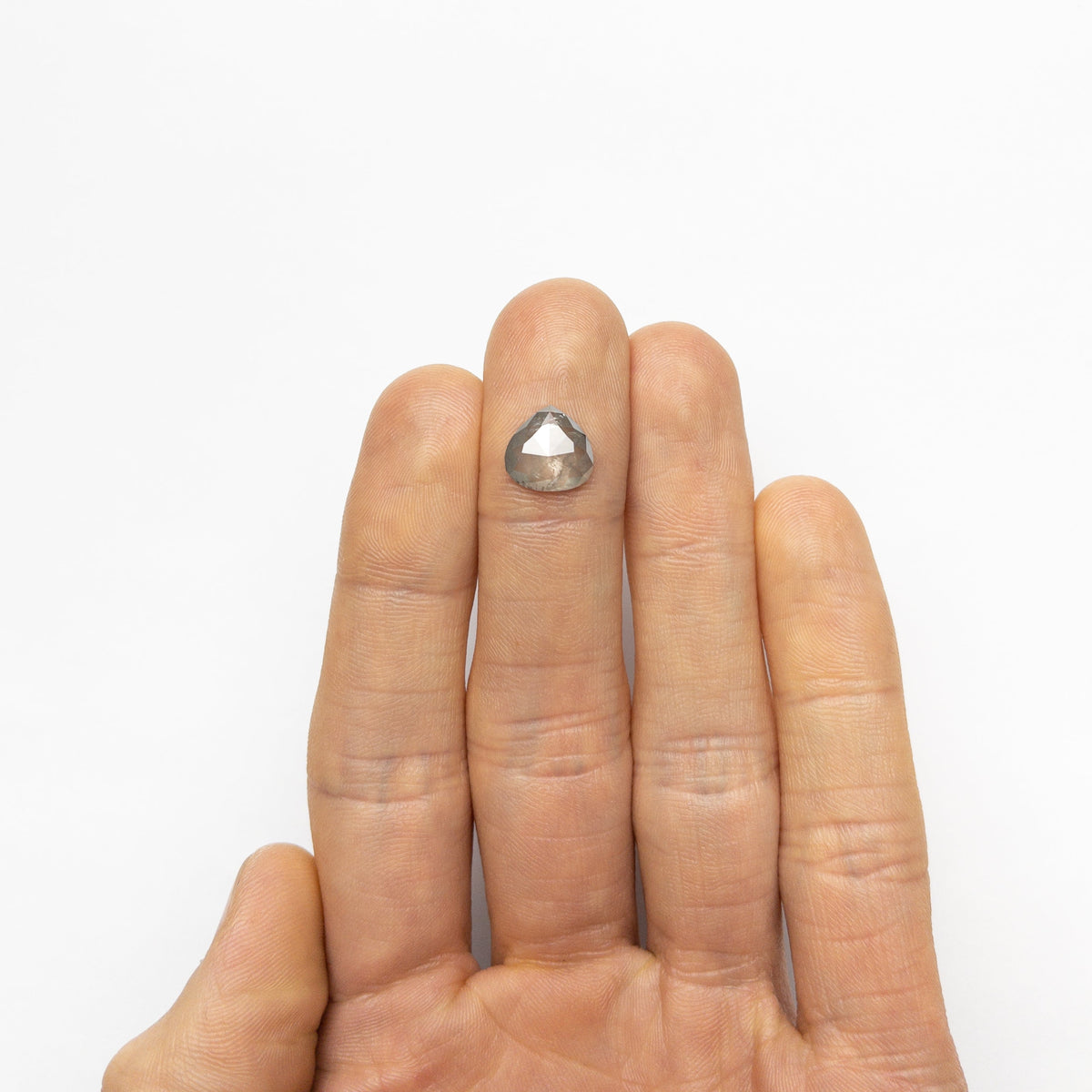 The 2.29ct 9.82x10.13x2.81mm Pear Rosecut 19604-05 by East London jeweller Rachel Boston | Discover our collections of unique and timeless engagement rings, wedding rings, and modern fine jewellery.