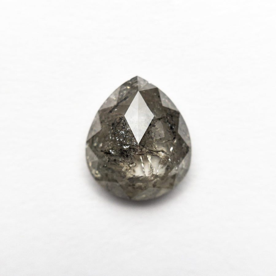 The 1.81ct 8.76x7.49x3.75mm Pear Rosecut 19604-13 by East London jeweller Rachel Boston | Discover our collections of unique and timeless engagement rings, wedding rings, and modern fine jewellery. - Rachel Boston Jewellery