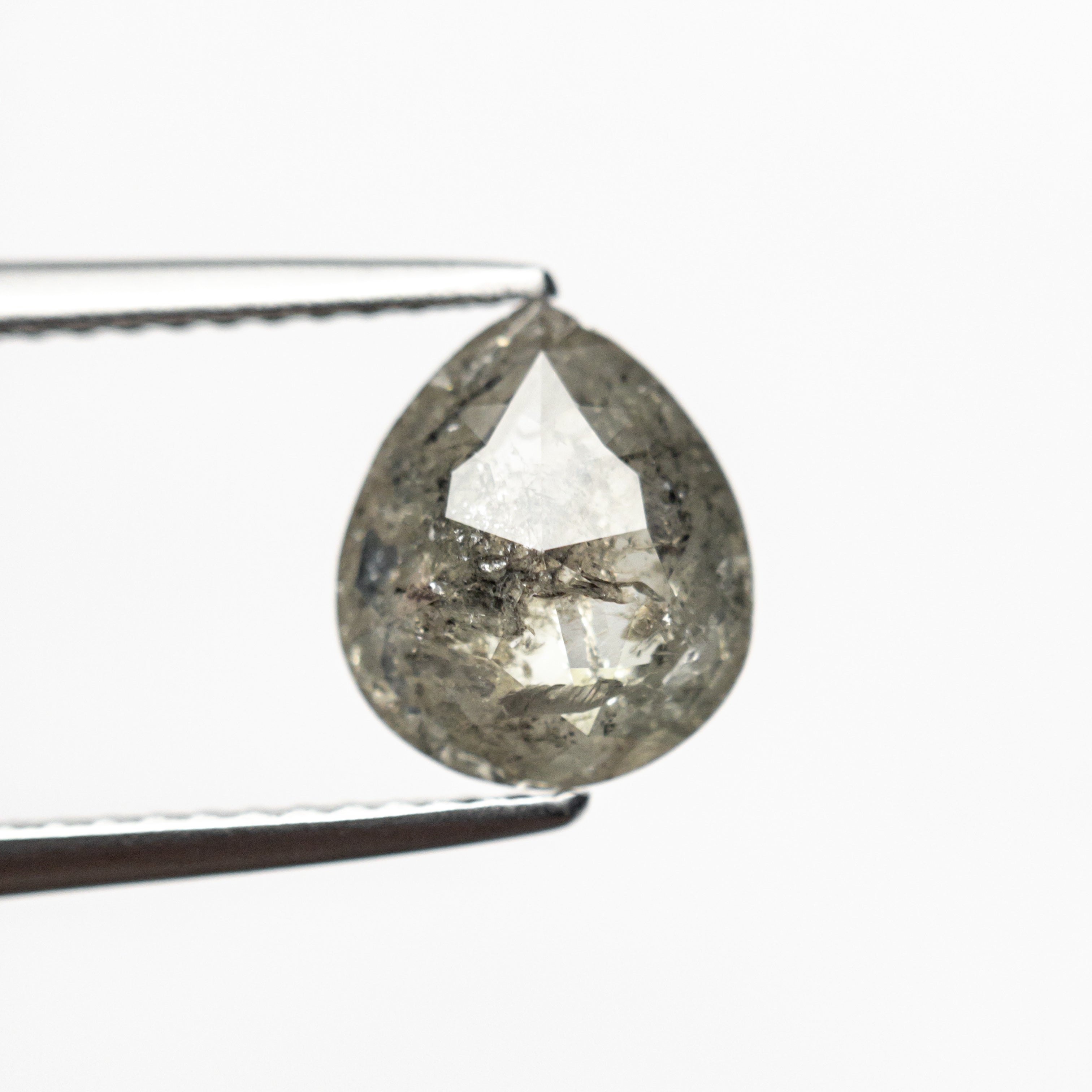 The 1.81ct 8.76x7.49x3.75mm Pear Rosecut 19604-13 by East London jeweller Rachel Boston | Discover our collections of unique and timeless engagement rings, wedding rings, and modern fine jewellery.