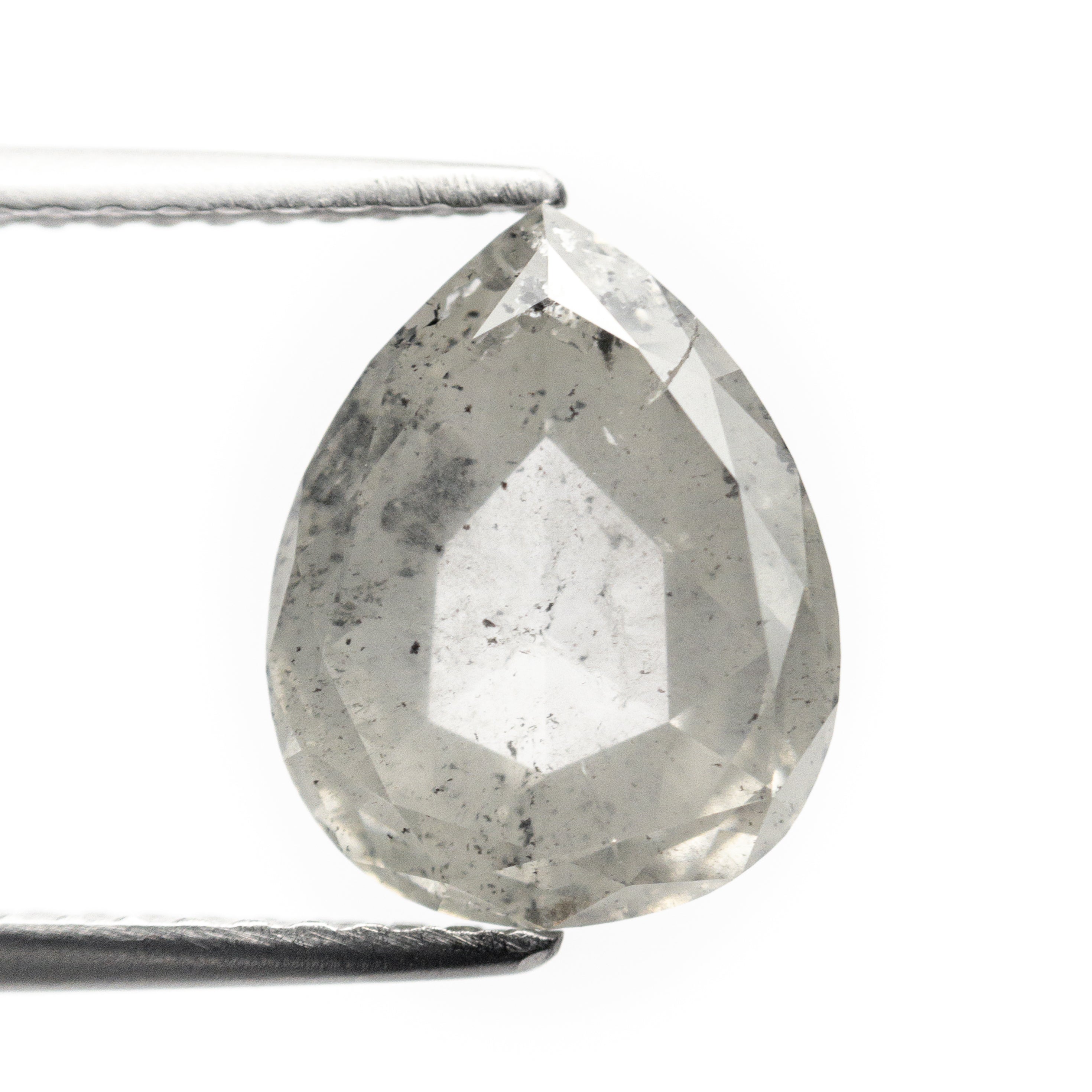 The 3.32ct 10.57x.8.37x4.43mm Pear Double Cut 19609-02 by East London jeweller Rachel Boston | Discover our collections of unique and timeless engagement rings, wedding rings, and modern fine jewellery.