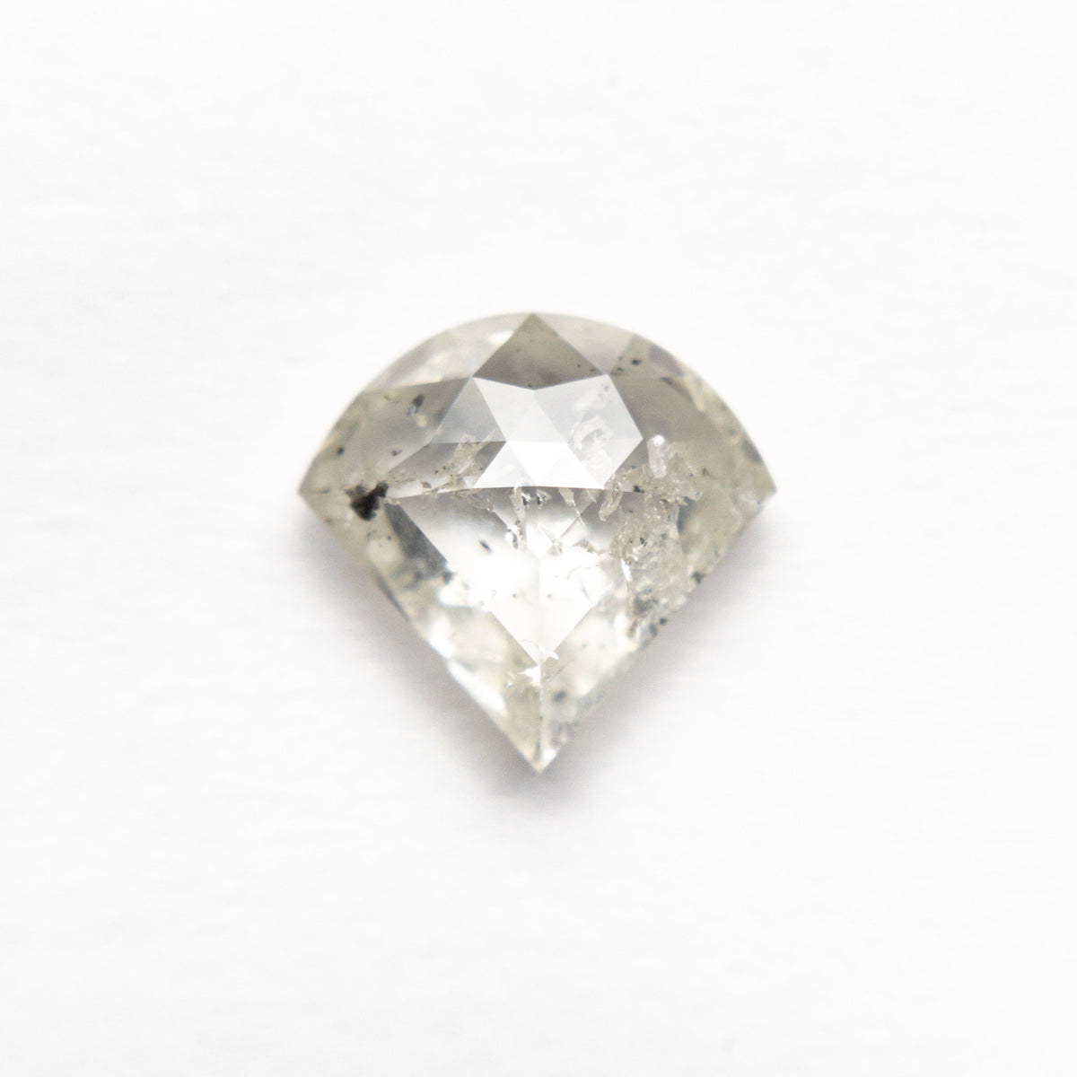The 1.50ct 8.37x8.06x3.28mm Fan Double Cut 19617-14 by East London jeweller Rachel Boston | Discover our collections of unique and timeless engagement rings, wedding rings, and modern fine jewellery.