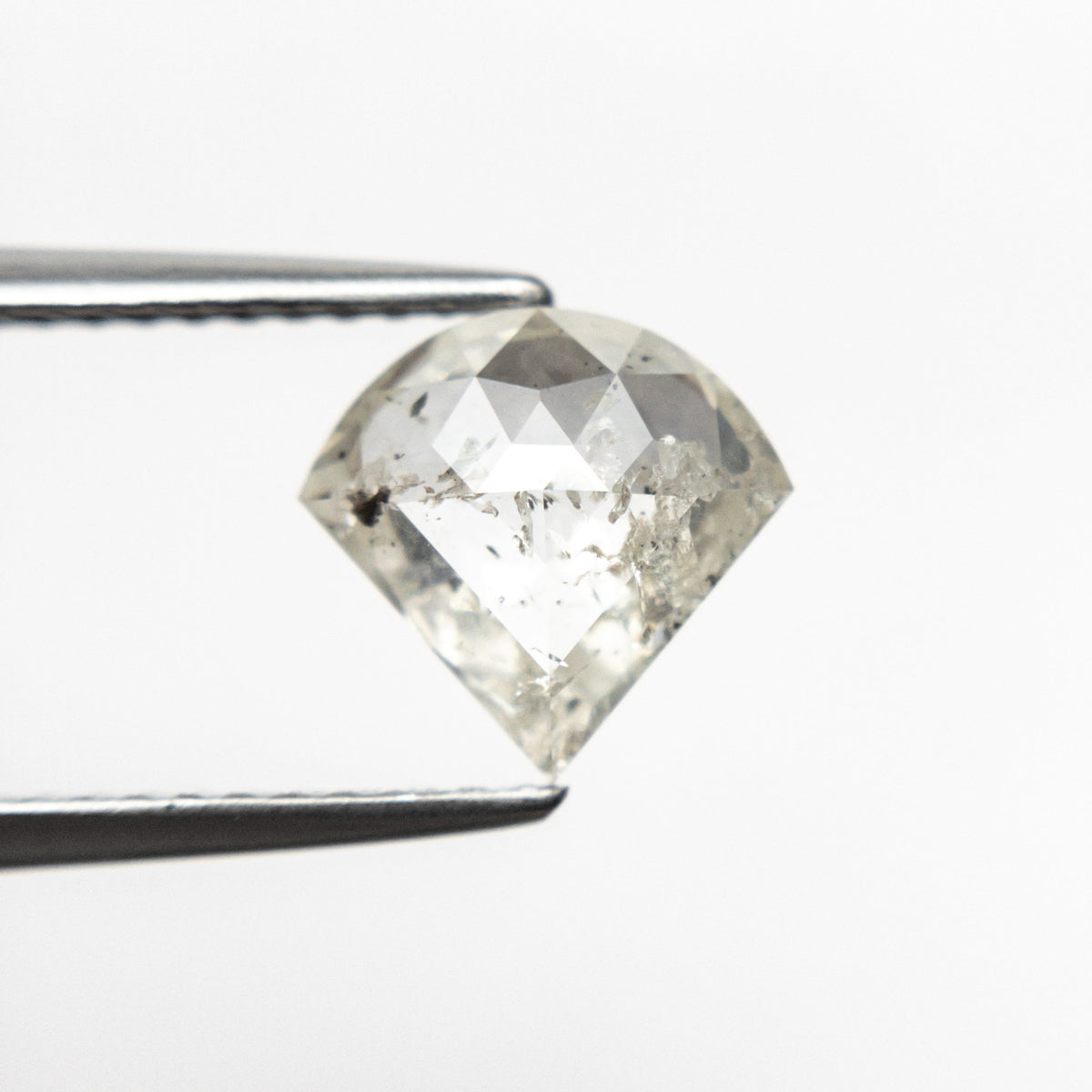 The 1.50ct 8.37x8.06x3.28mm Fan Double Cut 19617-14 by East London jeweller Rachel Boston | Discover our collections of unique and timeless engagement rings, wedding rings, and modern fine jewellery.