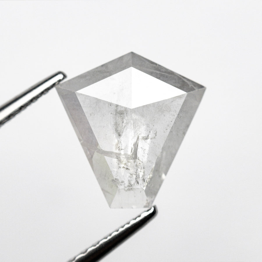 The 1.58ct 9.60x9.29x2.57mm Shield Rosecut 19617-26 by East London jeweller Rachel Boston | Discover our collections of unique and timeless engagement rings, wedding rings, and modern fine jewellery. - Rachel Boston Jewellery