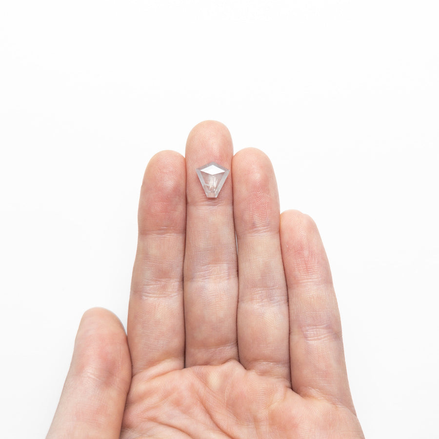 The 1.58ct 9.60x9.29x2.57mm Shield Rosecut 19617-26 by East London jeweller Rachel Boston | Discover our collections of unique and timeless engagement rings, wedding rings, and modern fine jewellery. - Rachel Boston Jewellery