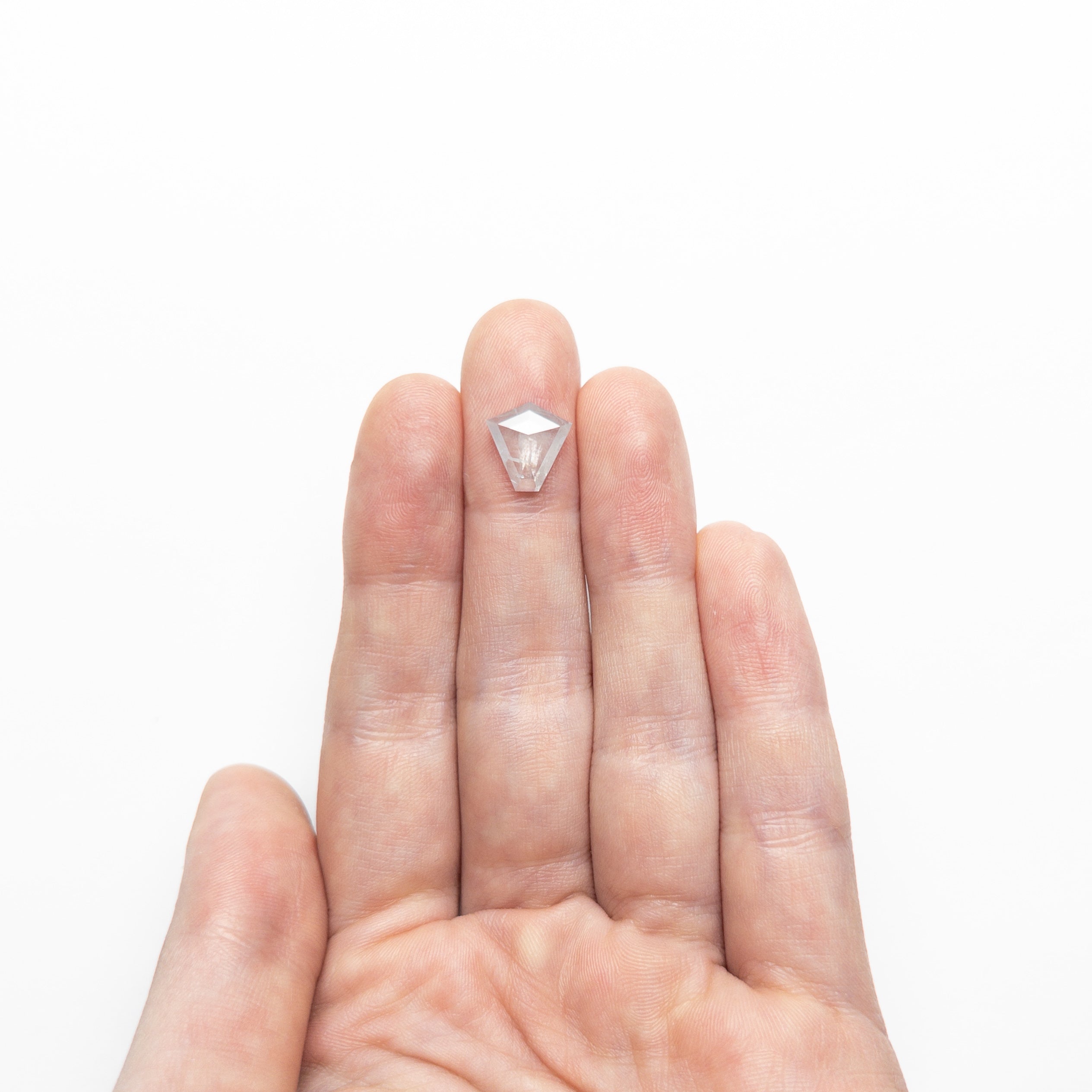 The 1.58ct 9.60x9.29x2.57mm Shield Rosecut 19617-26 by East London jeweller Rachel Boston | Discover our collections of unique and timeless engagement rings, wedding rings, and modern fine jewellery.