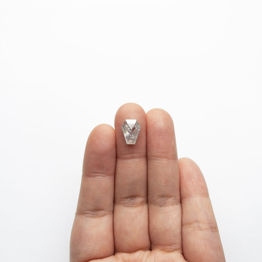 The 1.59ct 9.65x9.34x2.64mm Shield Rosecut 19617-30 by East London jeweller Rachel Boston | Discover our collections of unique and timeless engagement rings, wedding rings, and modern fine jewellery. - Rachel Boston Jewellery