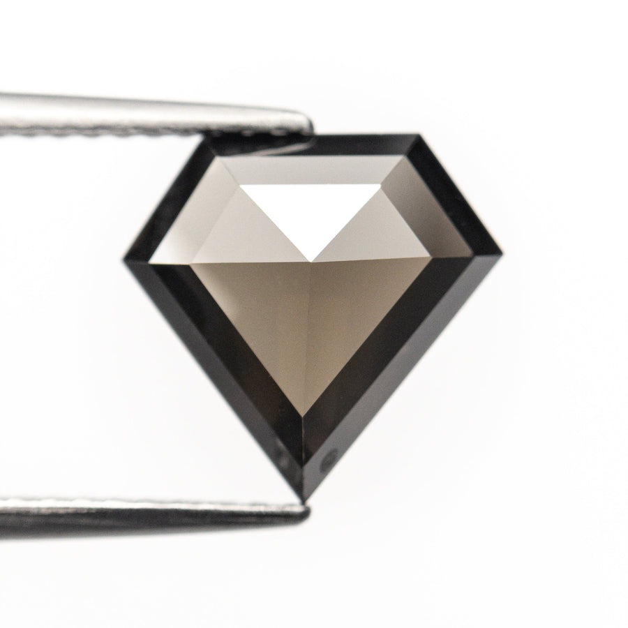 The 2.14ct 10.15x10.48x3.18mm Shield Step Cut 19621-23 by East London jeweller Rachel Boston | Discover our collections of unique and timeless engagement rings, wedding rings, and modern fine jewellery. - Rachel Boston Jewellery