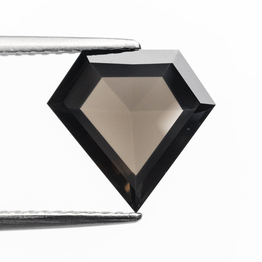 The 2.14ct 10.15x10.48x3.18mm Shield Step Cut 19621-23 by East London jeweller Rachel Boston | Discover our collections of unique and timeless engagement rings, wedding rings, and modern fine jewellery. - Rachel Boston Jewellery