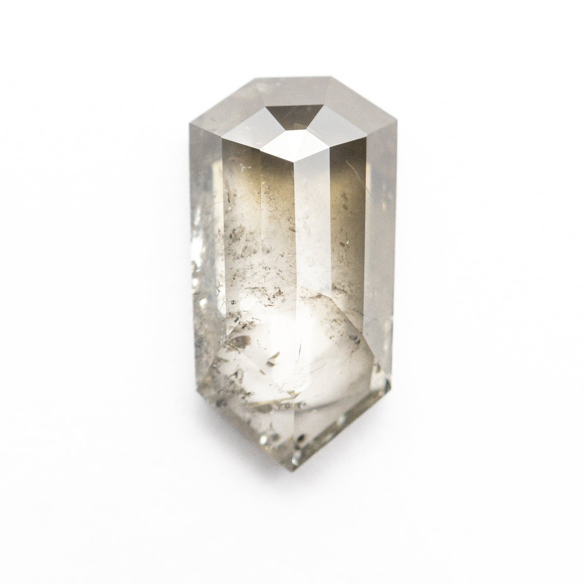 The 2.22ct 11.09x5.93x3.28mm Shield Step Cut 19621-24 by East London jeweller Rachel Boston | Discover our collections of unique and timeless engagement rings, wedding rings, and modern fine jewellery.