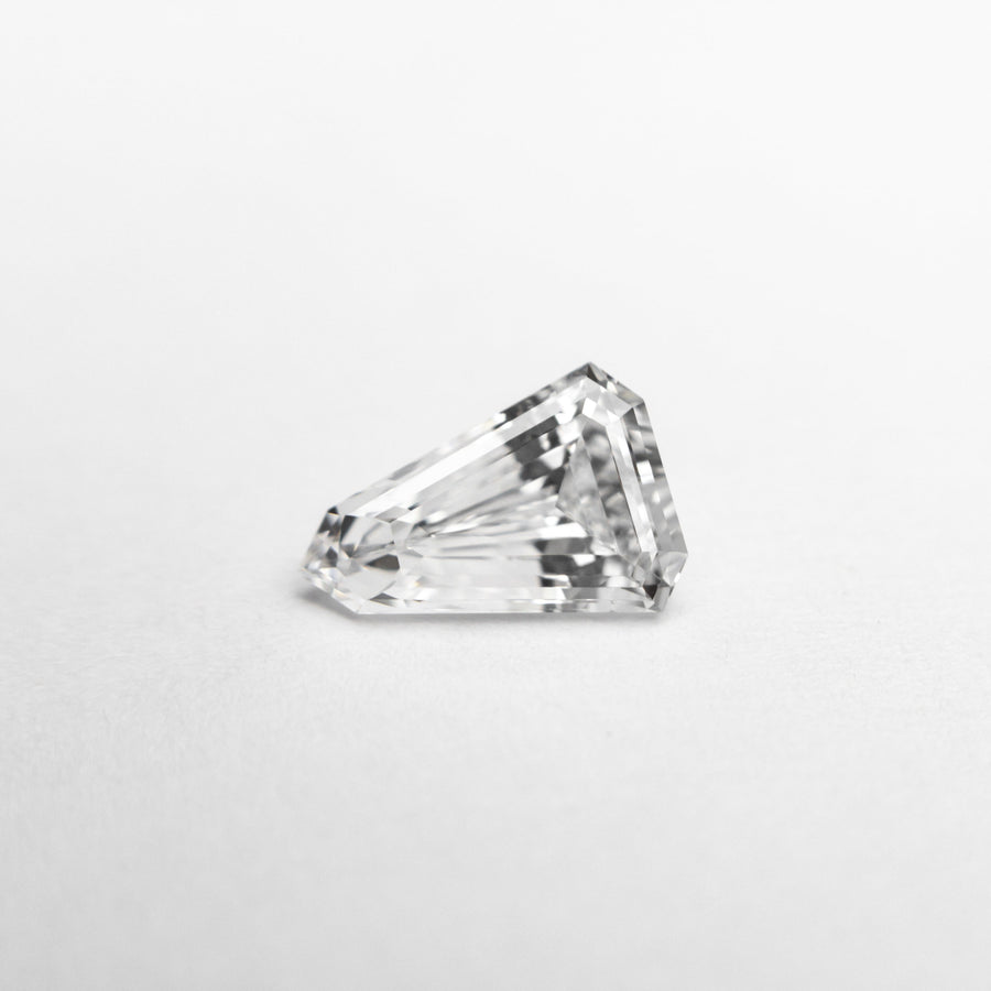 The 0.55ct 7.13x4.85x2.66mm VS2 F Shield Step Cut 19677-03 by East London jeweller Rachel Boston | Discover our collections of unique and timeless engagement rings, wedding rings, and modern fine jewellery. - Rachel Boston Jewellery
