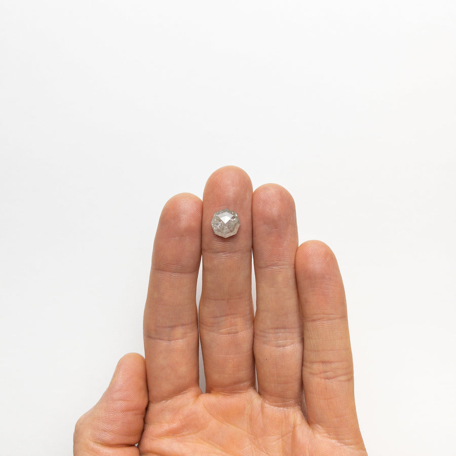 The 3.07ct 9.26x9.18x4.29mm Octagon Rosecut 19753-07 by East London jeweller Rachel Boston | Discover our collections of unique and timeless engagement rings, wedding rings, and modern fine jewellery. - Rachel Boston Jewellery