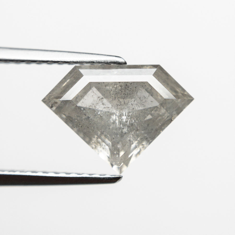 The 2.59ct 8.55x11.87x4.36mm Shield Double Cut 19753-09 by East London jeweller Rachel Boston | Discover our collections of unique and timeless engagement rings, wedding rings, and modern fine jewellery. - Rachel Boston Jewellery