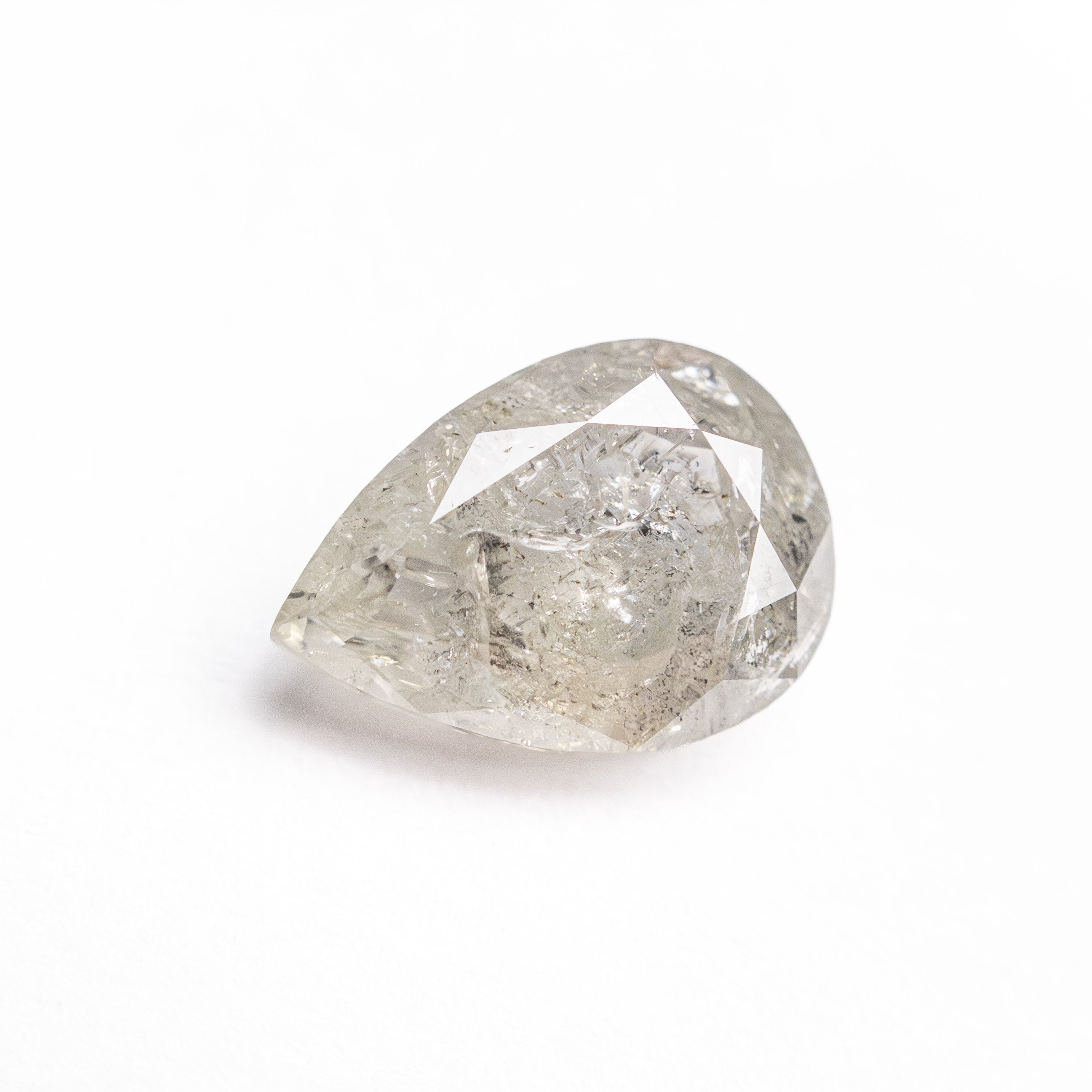 The 1.44ct 8.66x6.17x3.29mm Pear Double Cut 19754-04 by East London jeweller Rachel Boston | Discover our collections of unique and timeless engagement rings, wedding rings, and modern fine jewellery.