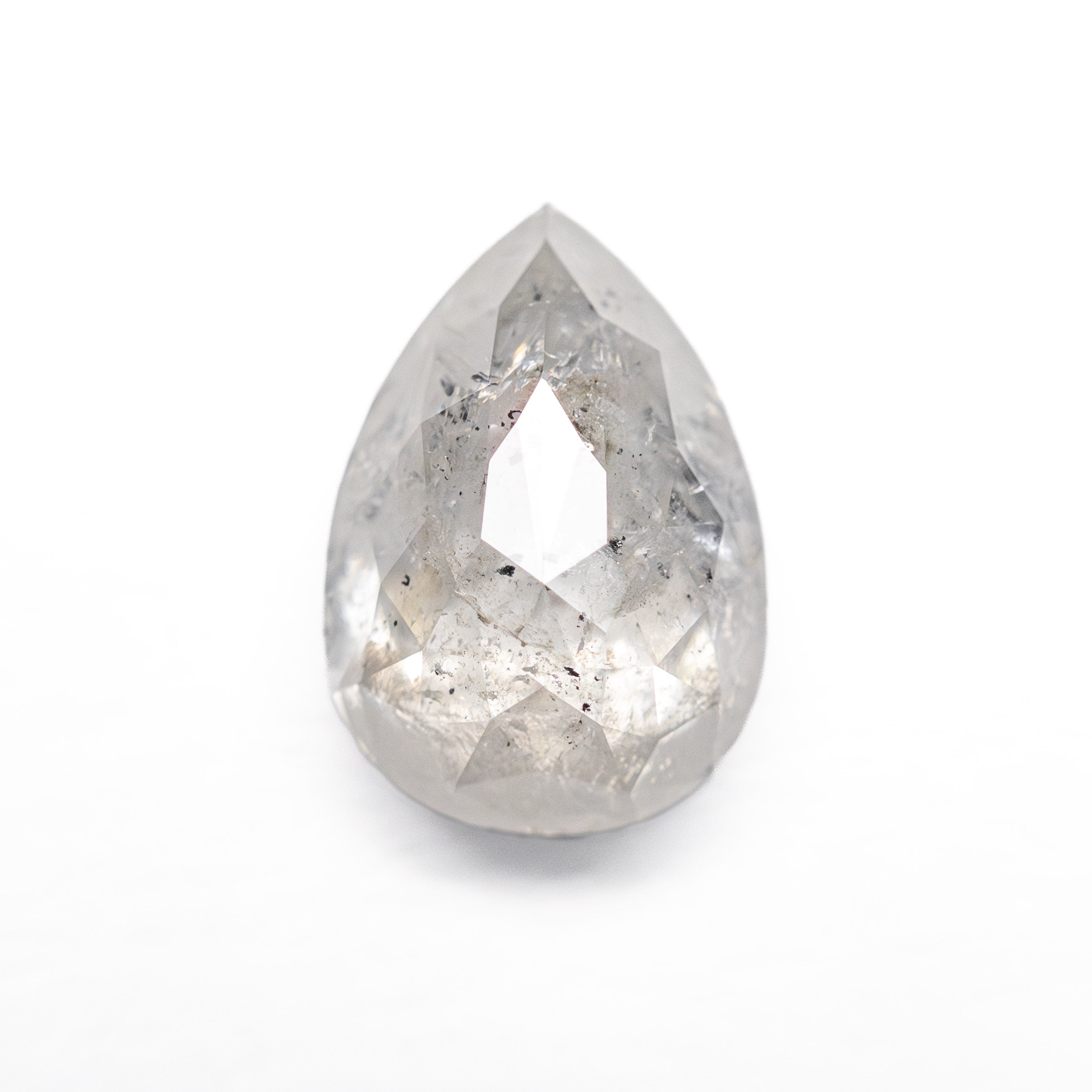 The 2.55ct 9.64x6.75x4.59mm Pear Double Cut 19754-07 by East London jeweller Rachel Boston | Discover our collections of unique and timeless engagement rings, wedding rings, and modern fine jewellery.