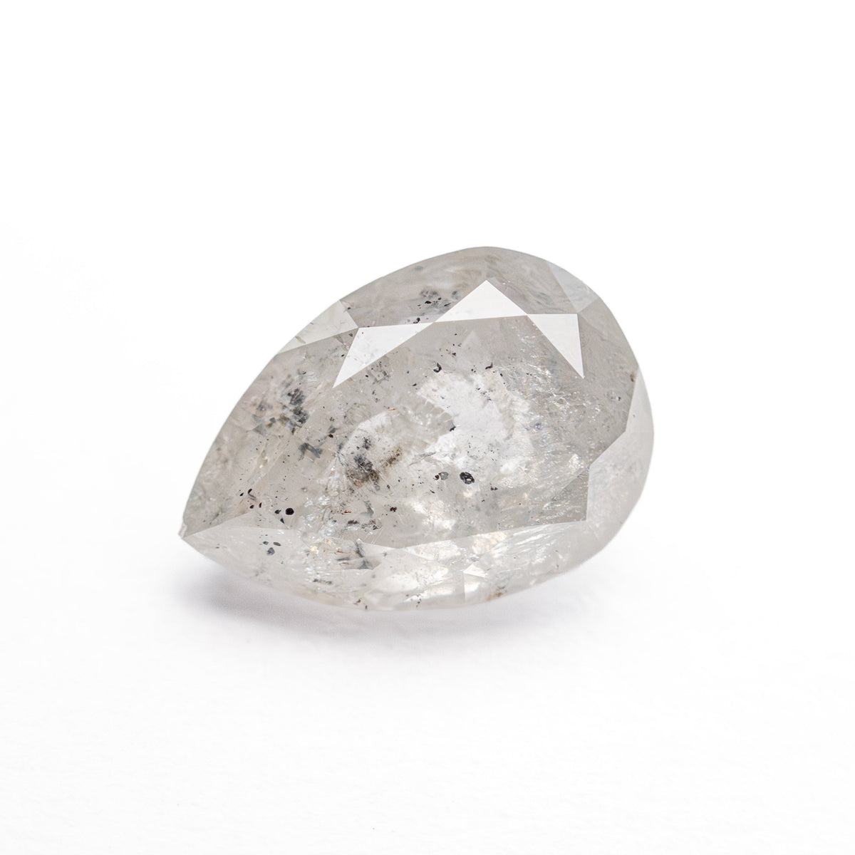 The 2.55ct 9.64x6.75x4.59mm Pear Double Cut 19754-07 by East London jeweller Rachel Boston | Discover our collections of unique and timeless engagement rings, wedding rings, and modern fine jewellery.