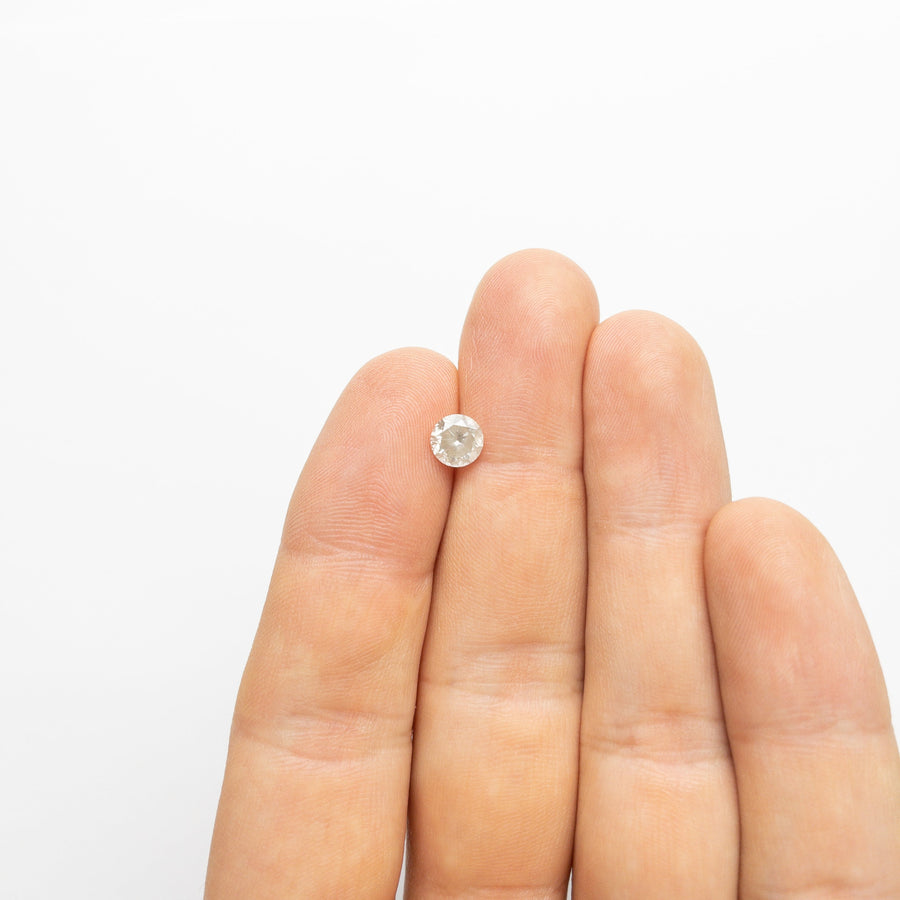 The 1.12ct 6.35x6.30x4.22mm Round Brilliant 19755-01 by East London jeweller Rachel Boston | Discover our collections of unique and timeless engagement rings, wedding rings, and modern fine jewellery. - Rachel Boston Jewellery
