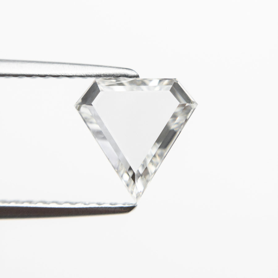 The 0.92ct 8.17x8.10x1.80mm VS1 G Shield Portrait Cut 19854-06 by East London jeweller Rachel Boston | Discover our collections of unique and timeless engagement rings, wedding rings, and modern fine jewellery. - Rachel Boston Jewellery