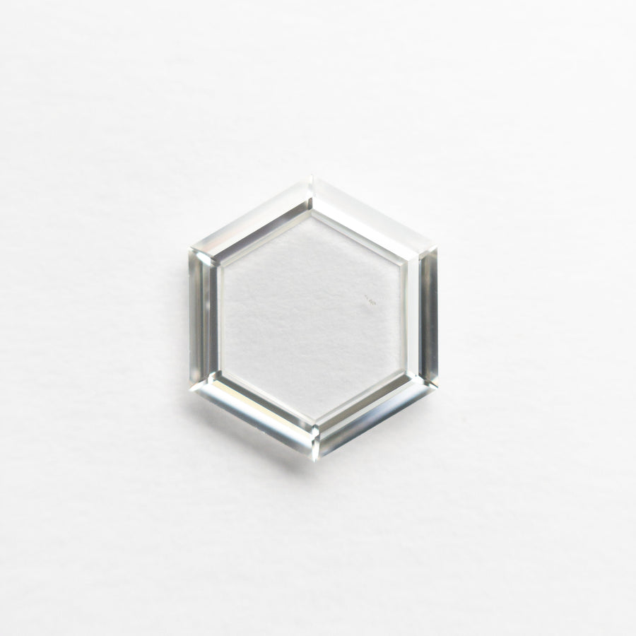 The 1.03ct 8.48x7.33x1.54mm SI1 H Hexagon Portrait Cut 19854-27 by East London jeweller Rachel Boston | Discover our collections of unique and timeless engagement rings, wedding rings, and modern fine jewellery. - Rachel Boston Jewellery