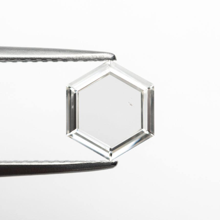 The 1.03ct 8.48x7.33x1.54mm SI1 H Hexagon Portrait Cut 19854-27 by East London jeweller Rachel Boston | Discover our collections of unique and timeless engagement rings, wedding rings, and modern fine jewellery. - Rachel Boston Jewellery