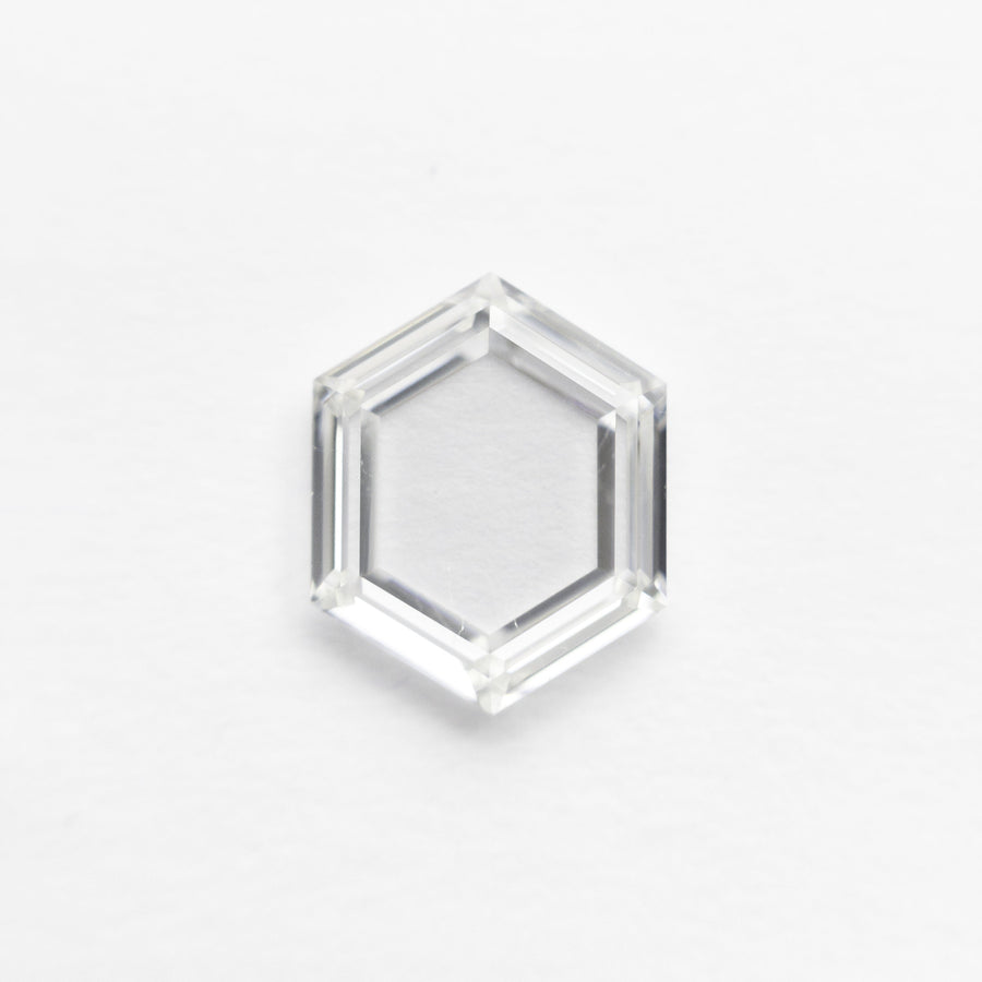 The 1.08ct 8.24x6.63x1.91mm SI2 G Hexagon Portrait Cut 19854-29 by East London jeweller Rachel Boston | Discover our collections of unique and timeless engagement rings, wedding rings, and modern fine jewellery. - Rachel Boston Jewellery